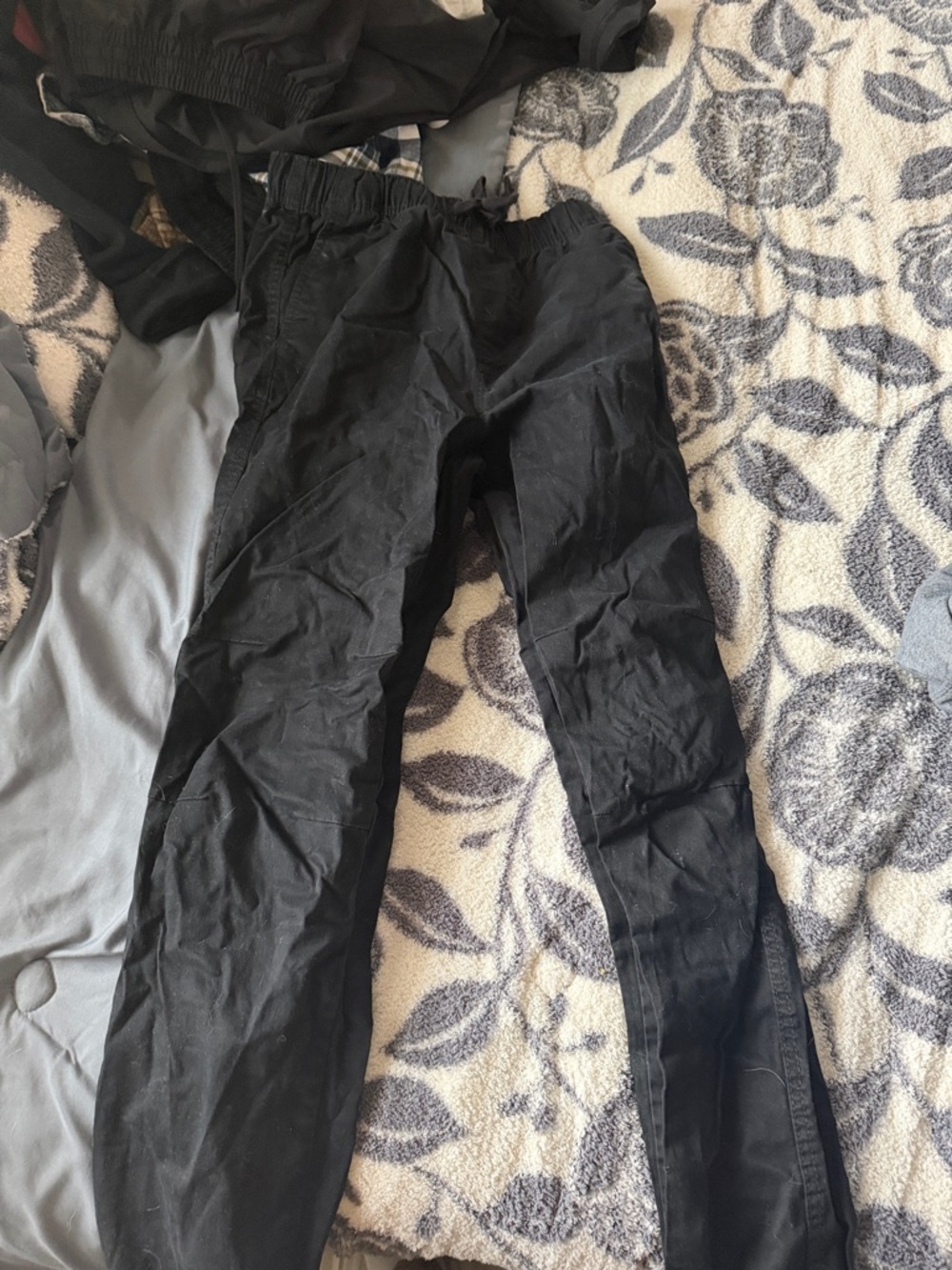 No Boundaries Black Elastic-Waist Joggers